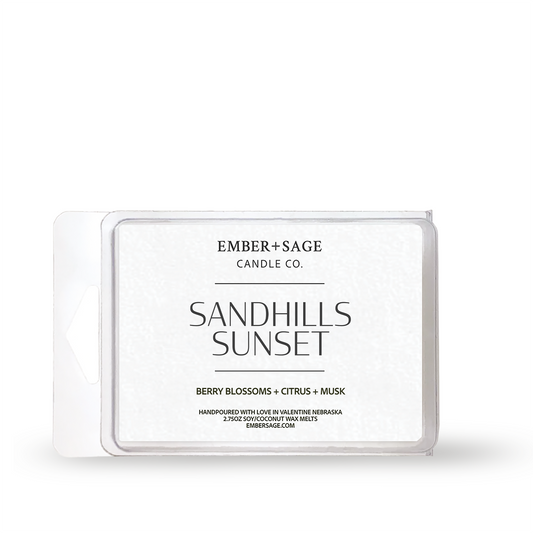 Sandhills Sunset | Hand-Poured Soy Coconut Wax Melt | 2.75oz