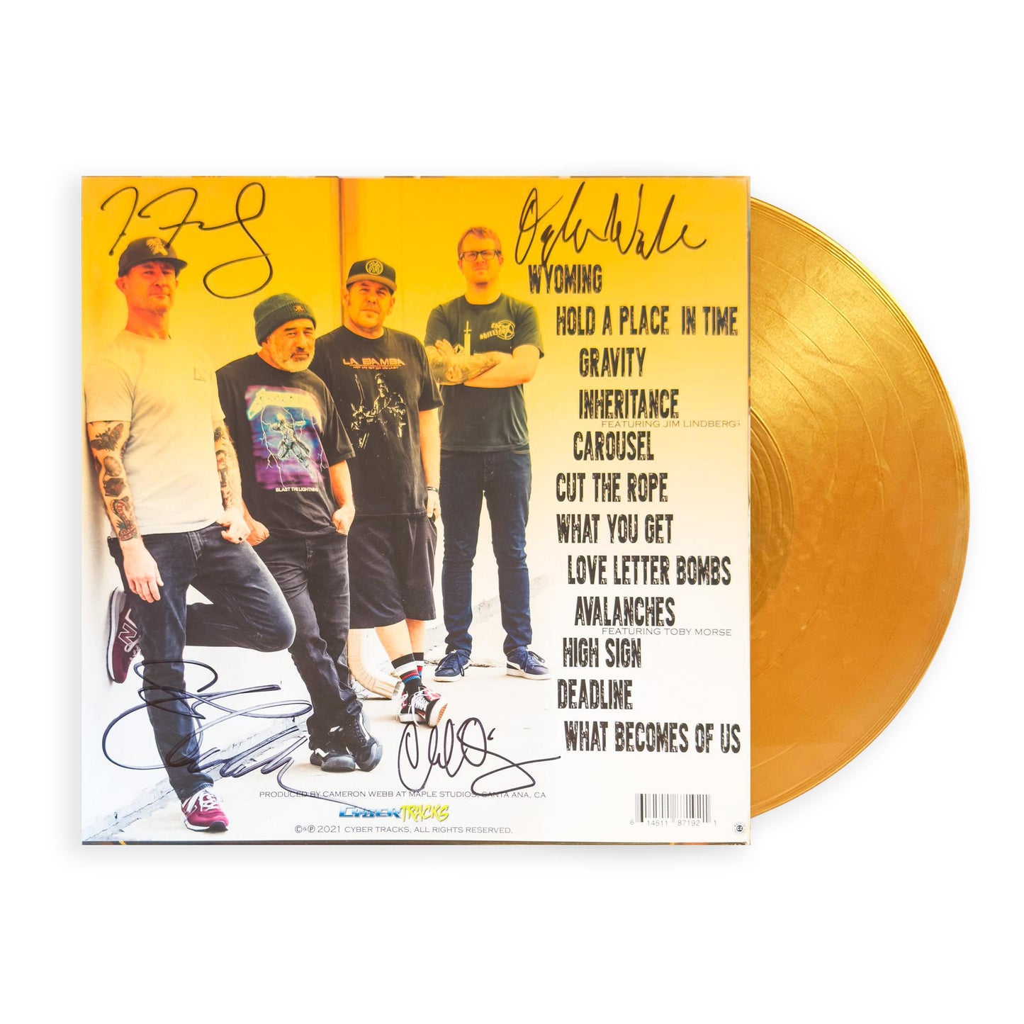 Urethane "Chasing Horizons" Vinyl Record – 2023 Limited Edition US Press on Gold Nugget Vinyl with Autographed Cover