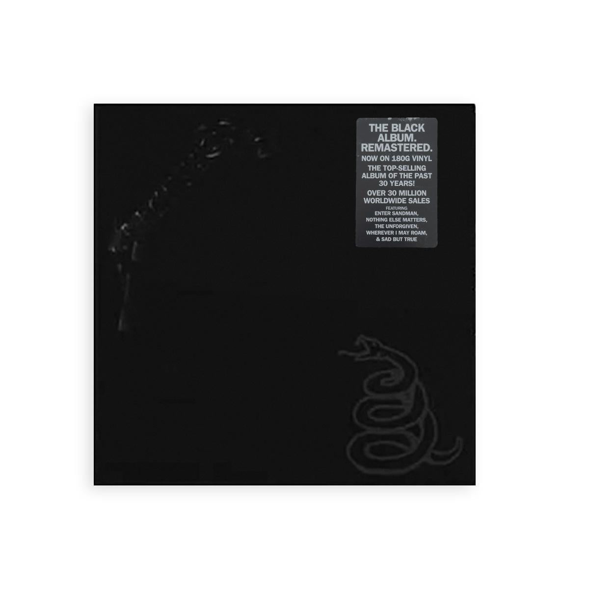 Metallica “Self Titled" The Black Album 2LP Vinyl Record – 2021 Remastered Edition on 180g Vinyl