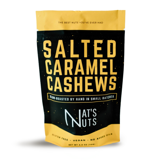 Salted Caramel Cashews — Slow-Roasted by Hand in Small Batches