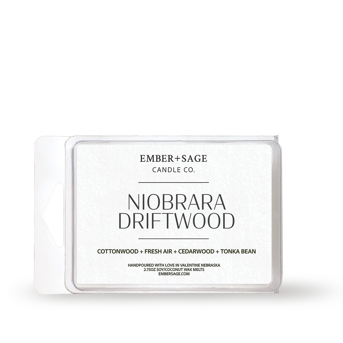 Niobrara Driftwood | Hand-Poured Soy Coconut Wax Melt | 2.75oz