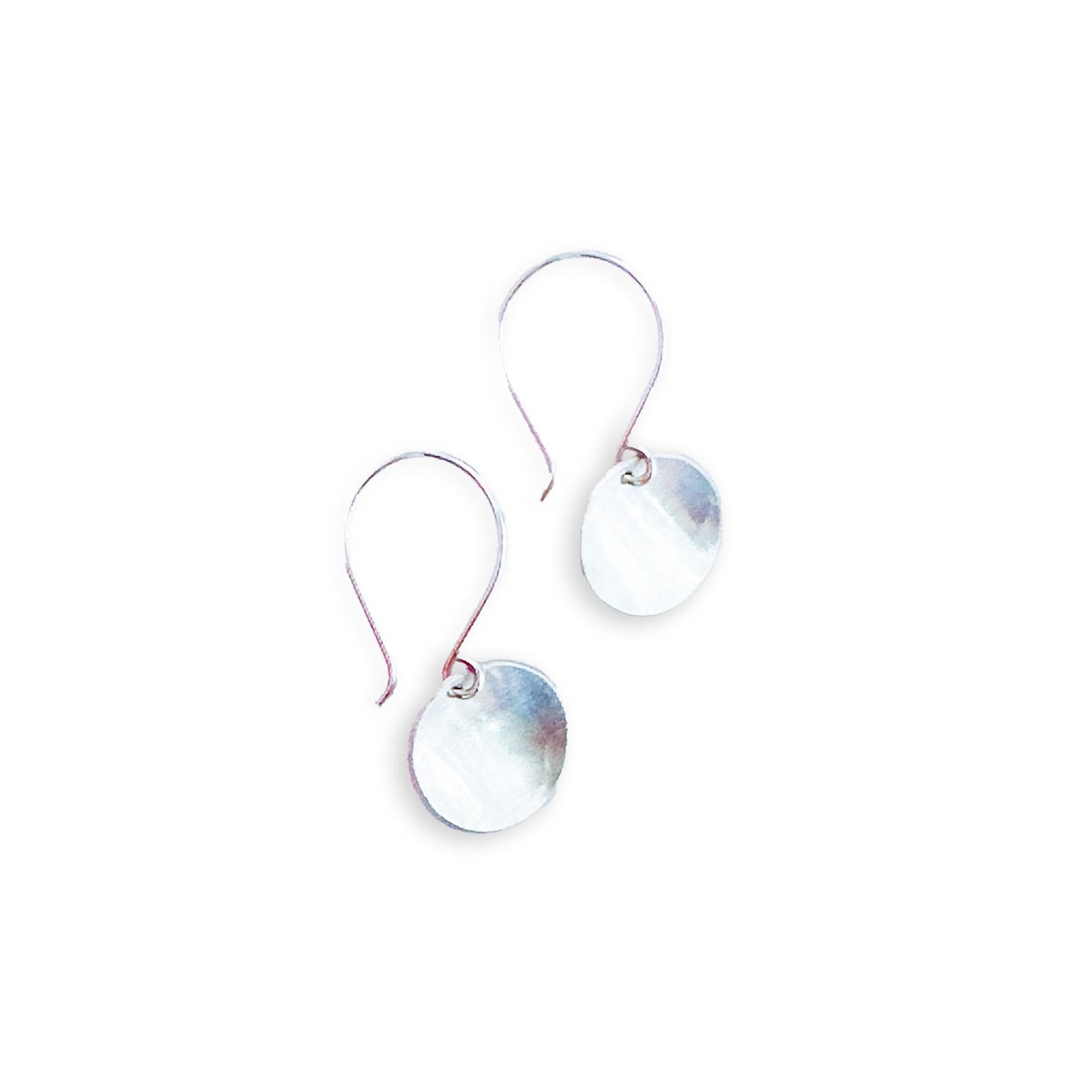 Handmade Minimalist Sterling Silver Luna Earrings