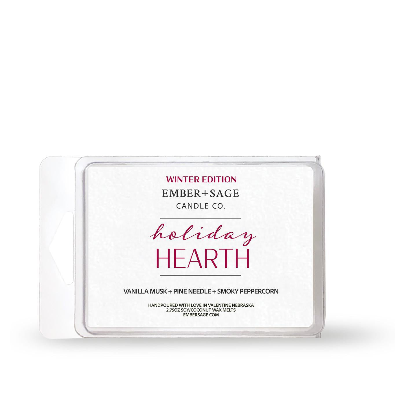 Holiday Hearth | Winter Edition | Hand-Poured Soy Coconut Wax Melt | 2.75oz