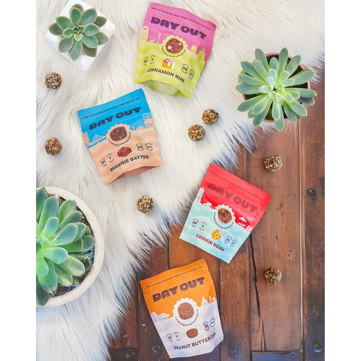 Cinnamon Bun Grab & Go Protein Ball 3-Pack