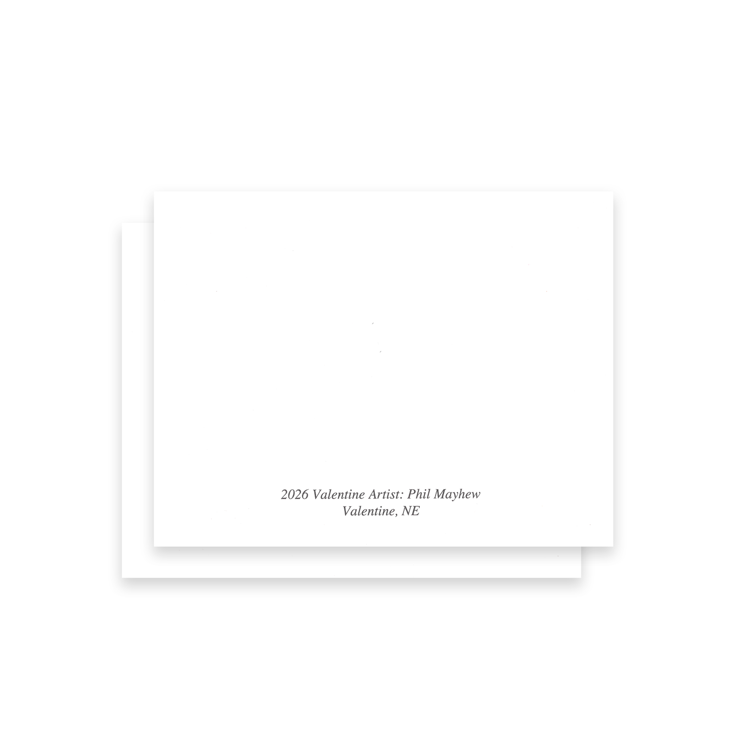 2026 Official Valentine Nebraska “The Best Grooves" Turntable Valentine's Day Card