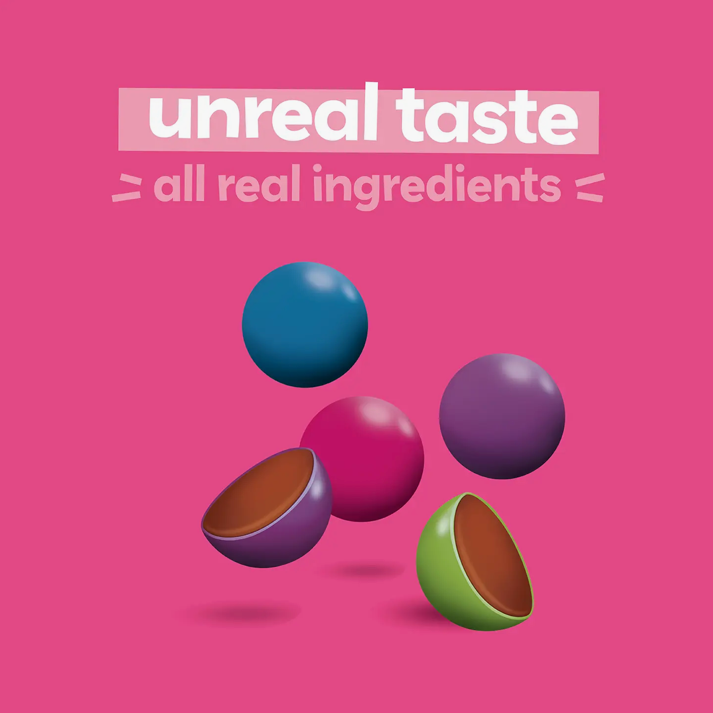 Unreal Milk Chocolate Gems - Naturally Colored, Made with Fair Trade Ingredients