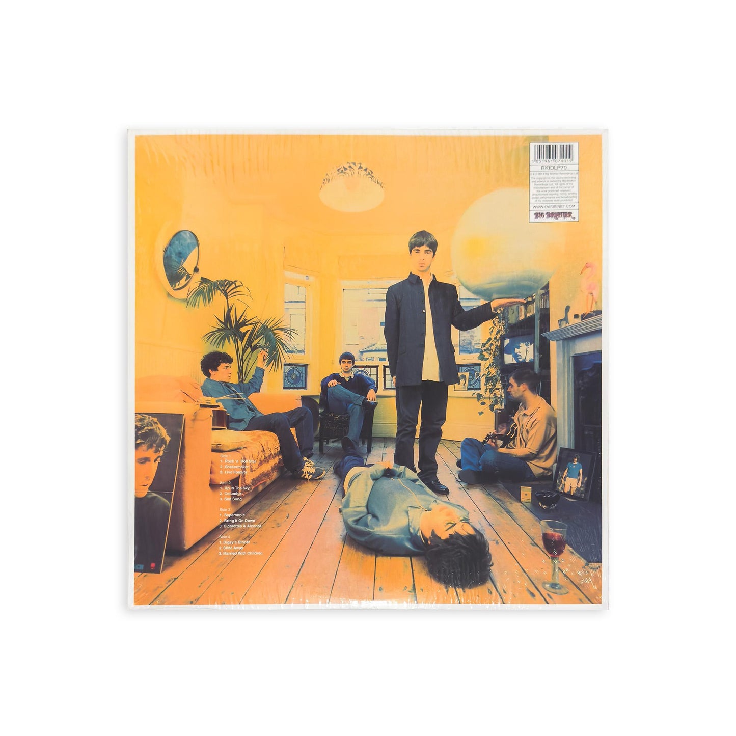 Oasis "Definitely Maybe" 2LP 180g Gatefold Vinyl Record – 2021 European Import Press