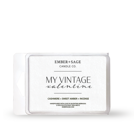 My Vintage Valentine | Hand-Poured Soy Coconut Wax Melt | 2.75oz