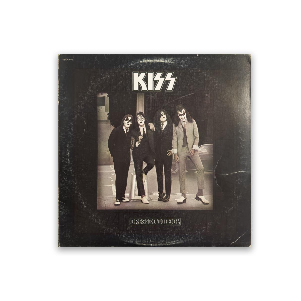 KISS "Dressed To Kill" Vinyl Record - Rare 1983/84 Hauppauge Press with Pressing Plant 52 - 501