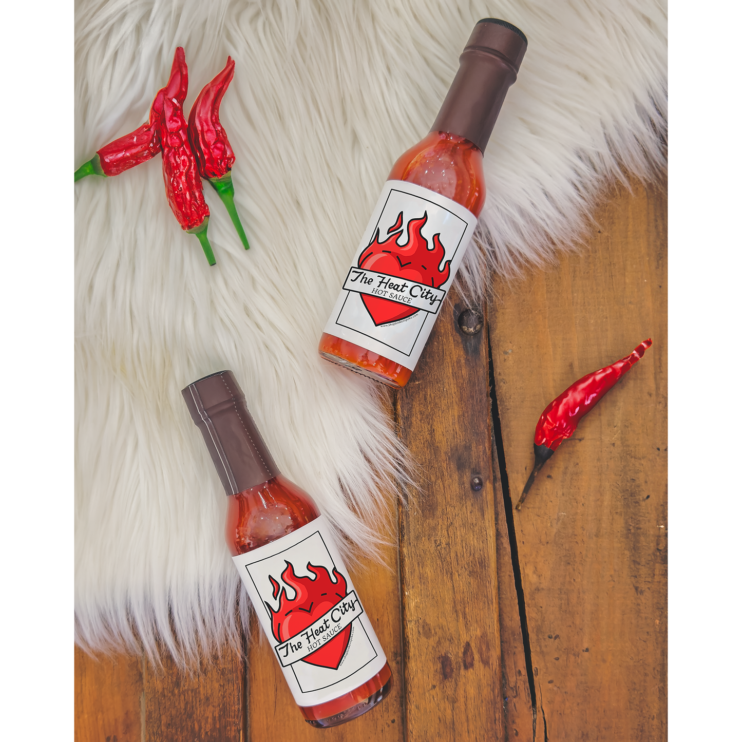 Valentine Nebraska "The Heat City" Hot Sauce with Habanero, Scotch Bonnet & Ghost Peppers – 5oz