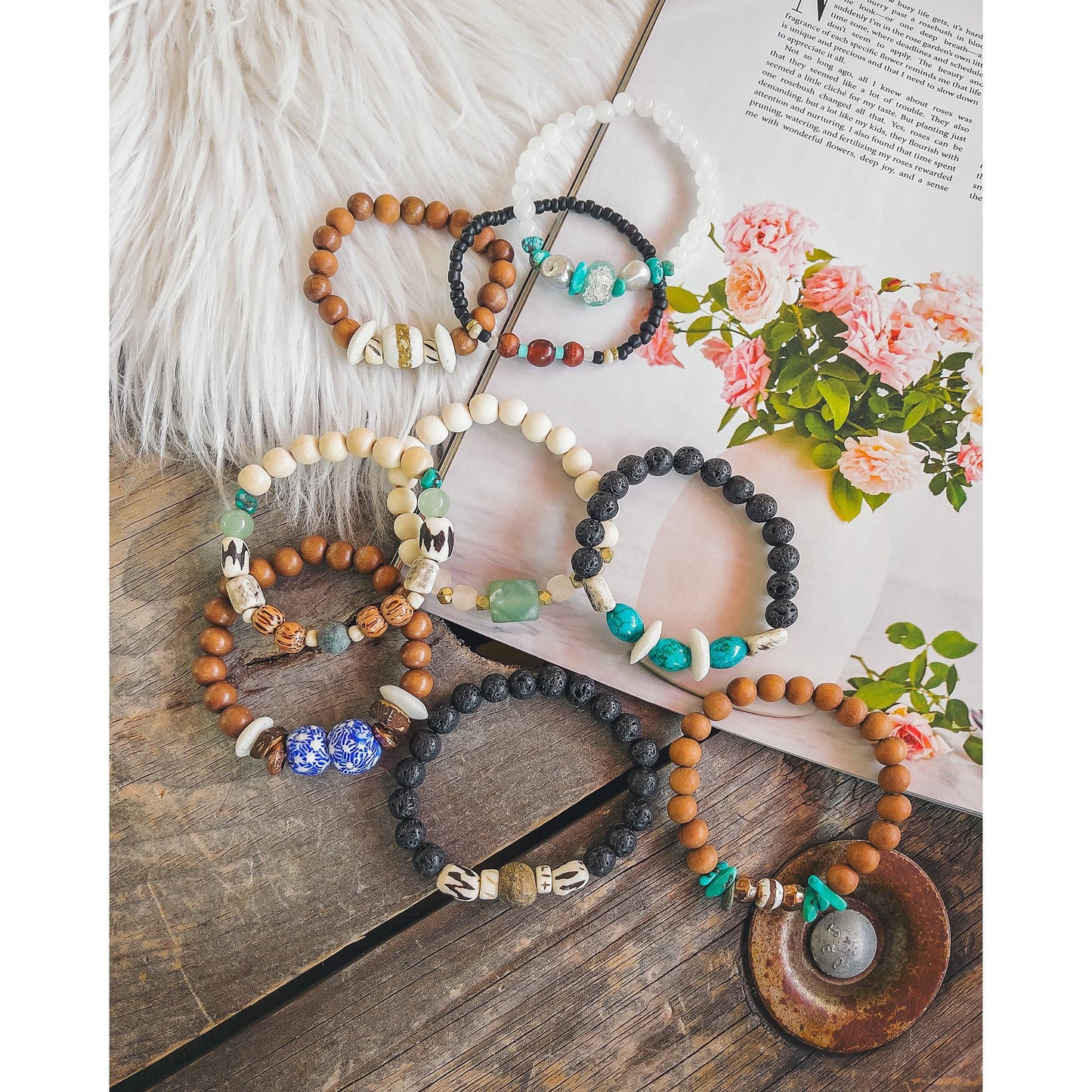 Zoey Harper Design Hand Beaded Bracelet — Feeds Orphans & Supports Underprivileged Families