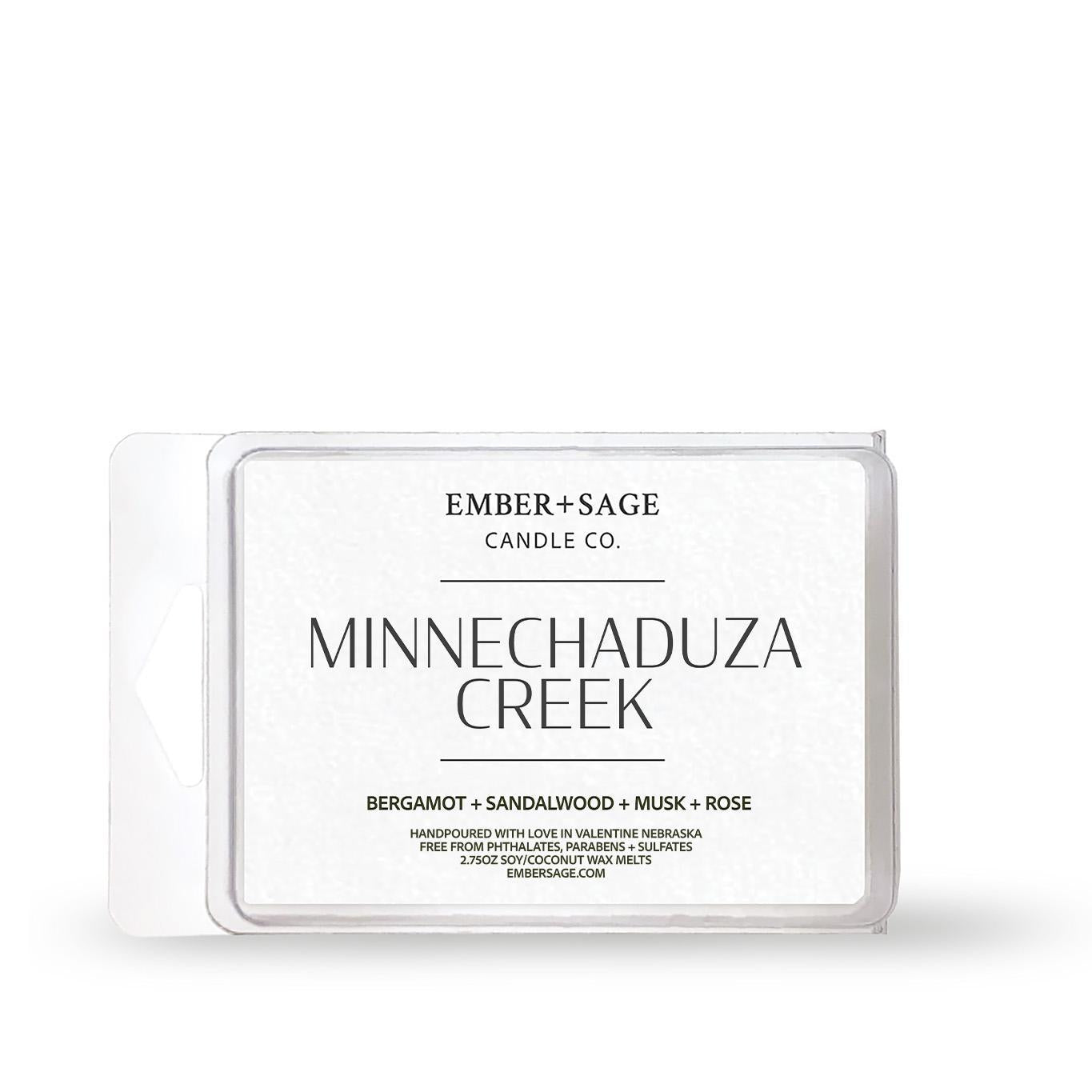 Minnechaduza Creek | Hand-Poured Soy Coconut Wax Melt | 2.75oz