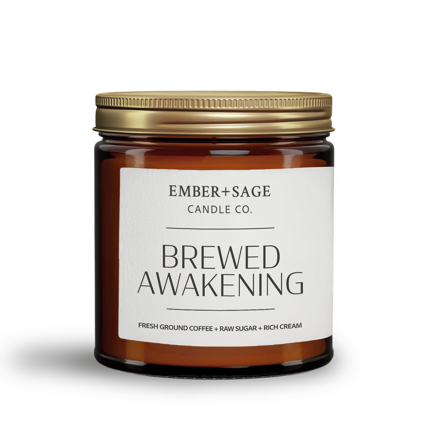 Brewed Awakening | Hand-Poured Soy Coconut Wax Candle | 16oz with Double Wick